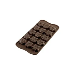 EASY CHOC Moule à Chocolat 12 Hiboux - Silicone Spécial Chocolat* Moules À Chocolat|Moule Silicone