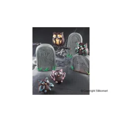 EASY CHOC Moule à Chocolat 12 Hiboux - Silicone Spécial Chocolat* Moules À Chocolat|Moule Silicone