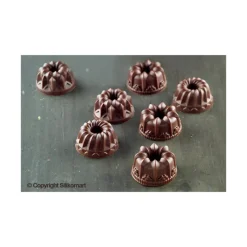 EASY CHOC Moule à Chocolat 15 Kouglof Fantaisie - Silicone Spécial Chocolat* Moules À Chocolat|Moule Silicone