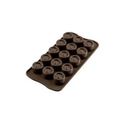 EASY CHOC Moule à Chocolat 15 Ronds - Silicone Spécial Chocolat* Moules À Chocolat|Moule Silicone