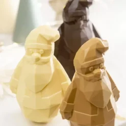 BARRY Moule à Chocolat Père Noël Origami 15 cm* Moules À Chocolat