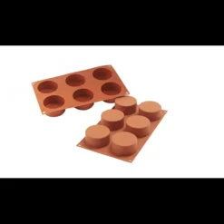 MALLARD FERRIERE Moule 6 cylindres en silicone* Moule Silicone