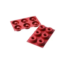 SILIKOMART Moule 6 Donuts en Silicone* Moule Silicone