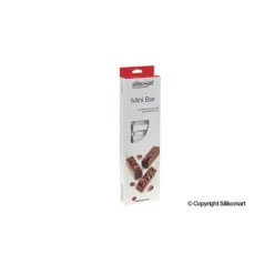 SILIKOMART Moule à glace silicone 10 barres rectangles avec bâtonnets* Moule Silicone