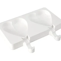SILIKOMART Moule à Glace Silicone 2 Mini Coeur avec bâtonnets* Moule Silicone