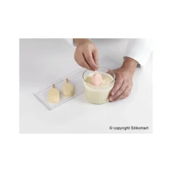 SILIKOMART Moule à Glace Silicone 16 Mini Esquimaux avec bâtonnets* Moule Silicone