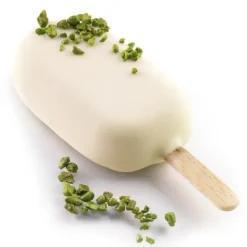 SILIKOMART Moule à Glace Silicone 4 Mini Esquimaux avec bâtonnets* Moule Silicone