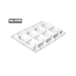 SILIKOMART Moule à glace silicone Chat 8 empreintes avec bâtonnets* Moule Silicone