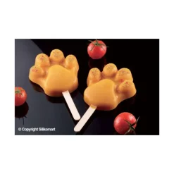 SILIKOMART Moule à glace silicone Patte 8 empreintes avec bâtonnets* Moule Silicone