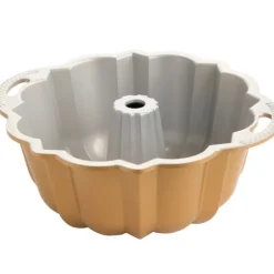 NORDIC WARE Moule à Gâteau Bundt Anniversaire Gold 2,5 L* Moule Anti-adhésif|Moules À Gâteaux