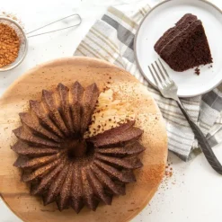 NORDIC WARE Moule à Gâteau Bundt Brilliance 1,5 L Gold* Moule Anti-adhésif|Moules À Gâteaux