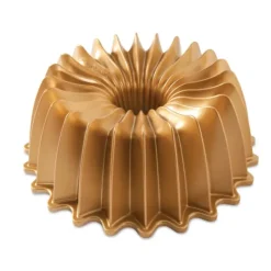 NORDIC WARE Moule à Gâteau Bundt Brilliance 2,5 L Gold* Moule Anti-adhésif|Moules À Gâteaux