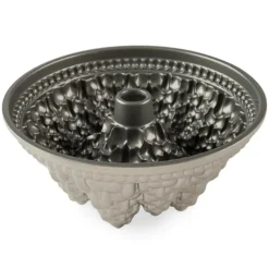 NORDIC WARE Moule à Gâteau Bundt Forêt de Sapins Silver* Moule Anti-adhésif|Moules À Gâteaux