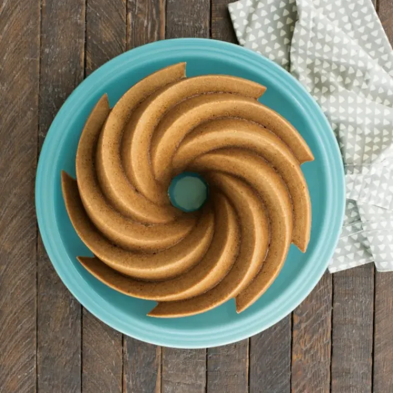 NORDIC WARE Moule à Gâteau Bundt Héritage 2,5 L Gold* Moule Anti-adhésif|Moules À Gâteaux