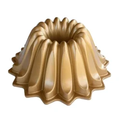 NORDIC WARE Moule à Gâteau Bundt Lotus Gold* Moule Anti-adhésif|Moules À Gâteaux