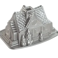 NORDIC WARE Moule à Gâteau Bundt Maison Silver* Moule Anti-adhésif|Moules À Gâteaux