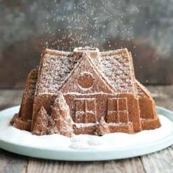 NORDIC WARE Moule à Gâteau Bundt Maison Silver* Moule Anti-adhésif|Moules À Gâteaux