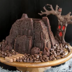 NORDIC WARE Moule à Gâteau Bundt Maison Hantée Bronze* Moule Anti-adhésif|Moules À Gâteaux