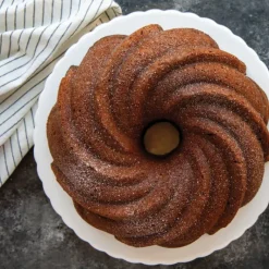 NORDIC WARE Moule à Gâteau Bundt Tourbillon Gold* Moule Anti-adhésif|Moules À Gâteaux