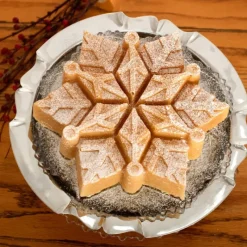 NORDIC WARE Moule à Gâteau Cristaux de Neige Silver* Moule Anti-adhésif|Moules À Gâteaux