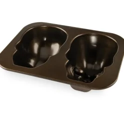 NORDIC WARE Moule à Gâteau 3D Tête de Mort Bronze* Moule Anti-adhésif|Moules À Gâteaux