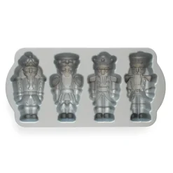 NORDIC WARE Moule à Gâteaux Casse-Noisettes (x4) Silver* Moule Anti-adhésif|Moules À Gâteaux