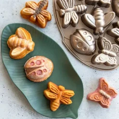 NORDIC WARE Moule à Gâteaux Coccinelle et Libellule (x8) Toffee* Moule Anti-adhésif|Moules À Gâteaux
