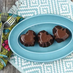 NORDIC WARE Moule à Gâteaux Cœurs à Étages (x6) Toffee* Moule Anti-adhésif|Moules À Gâteaux