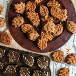 NORDIC WARE Moule à Gâteaux Feuilles d'Automne (x12) Bronze* Moule Anti-adhésif|Moules À Gâteaux