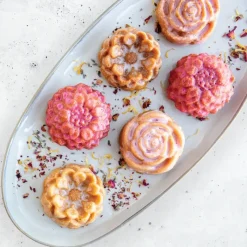 NORDIC WARE Moule à Gâteaux Fleurs (x6) Toffee* Moule Anti-adhésif|Moules À Gâteaux