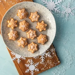 NORDIC WARE Moule à Gâteaux Flocons de Neige (x12) Silver* Moule Anti-adhésif|Moules À Gâteaux