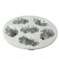NORDIC WARE Moule à Gâteaux Lapins (x6) Toffee* Moule Anti-adhésif|Moules À Gâteaux