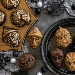 NORDIC WARE Moule à Gâteaux Monstres (x8) Bronze* Moule Anti-adhésif|Moules À Gâteaux