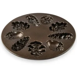 NORDIC WARE Moule à Gâteaux Pommes de Pin (x9) Bronze* Moule Anti-adhésif|Moules À Gâteaux