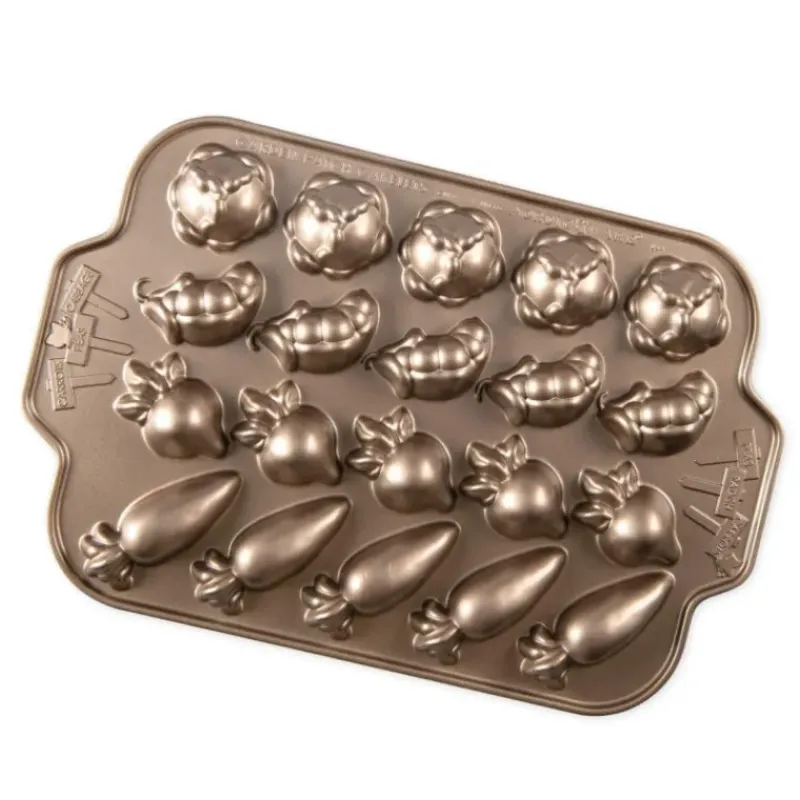 NORDIC WARE Moule à Gâteaux Potager (x20) Toffee* Moule Anti-adhésif|Moules À Gâteaux