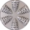 NORDIC WARE Moule à Gâteaux Sapins (x6) Silver* Moule Anti-adhésif|Moules À Gâteaux