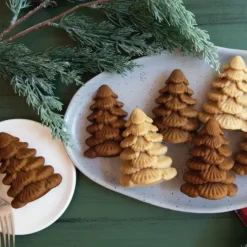 NORDIC WARE Moule à Gâteaux Sapins (x6) Silver* Moule Anti-adhésif|Moules À Gâteaux