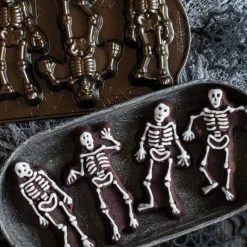 NORDIC WARE Moule à Gâteaux Squelettes (x4) Bronze* Moule Anti-adhésif|Moules À Gâteaux