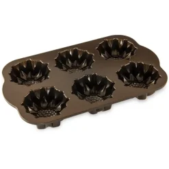 NORDIC WARE Moule à Gâteaux Tournesols (x6) Bronze* Moule Anti-adhésif|Moules À Gâteaux