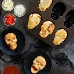 NORDIC WARE Moule à Gâteaux Têtes de Mort (x6) Bronze* Moules À Gâteaux|Moule Anti-adhésif