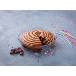 PYREX Moule à Manqué en Verre 25 cm 2,1 L Bake & Enjoy* Moules À Gâteaux