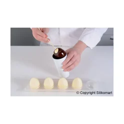 SILIKOMART Moule 5 Oeufs Silicone Ø 50 mm* Moule Silicone|Moules À Gâteaux