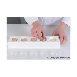 SILIKOMART Moule 5 Oeufs Silicone Ø 50 mm* Moule Silicone|Moules À Gâteaux