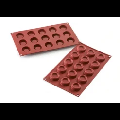 MALLARD FERRIERE Moule 15 Ronds avec Bords en Silicone* Moule Silicone