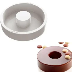 SILIKOMART Moule à Savarin Saturne en Silicone Ø 200mm* Moule Silicone