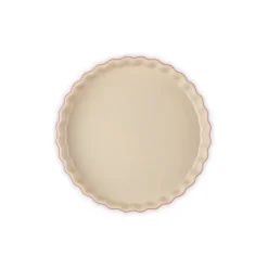 LE CREUSET Moule à Tarte en Céramique 28 cm Cerise* Plat De Cuisson|Moules À Gâteaux