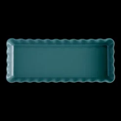 EMILE HENRY Moule à Tarte Rectangulaire en Céramique 15 x 36 cm Feu Doux* Plat De Cuisson|Moules À Gâteaux