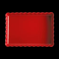 EMILE HENRY Moule à Tarte Rectangulaire en Céramique 33,5 x 24 cm Grand Cru* Plat De Cuisson|Moules À Gâteaux