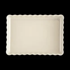 EMILE HENRY Moule à Tarte Rectangulaire en Céramique 33,5 x 24 cm Argile* Plat De Cuisson|Moules À Gâteaux