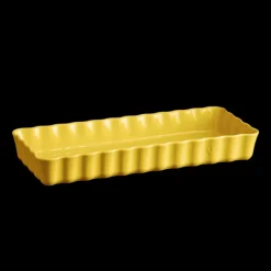 EMILE HENRY Moule à Tarte Rectangulaire en Céramique 15 x 36 cm Provence* Plat De Cuisson|Moules À Gâteaux